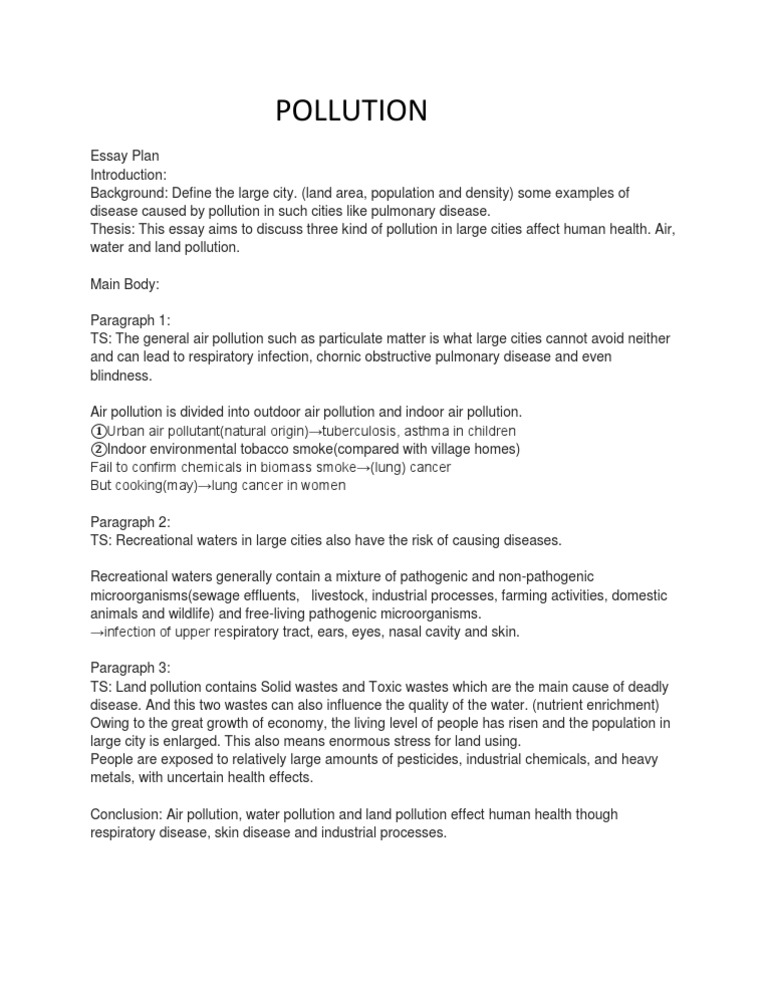Essay on Pollution : Causes, Effects, & Solutions