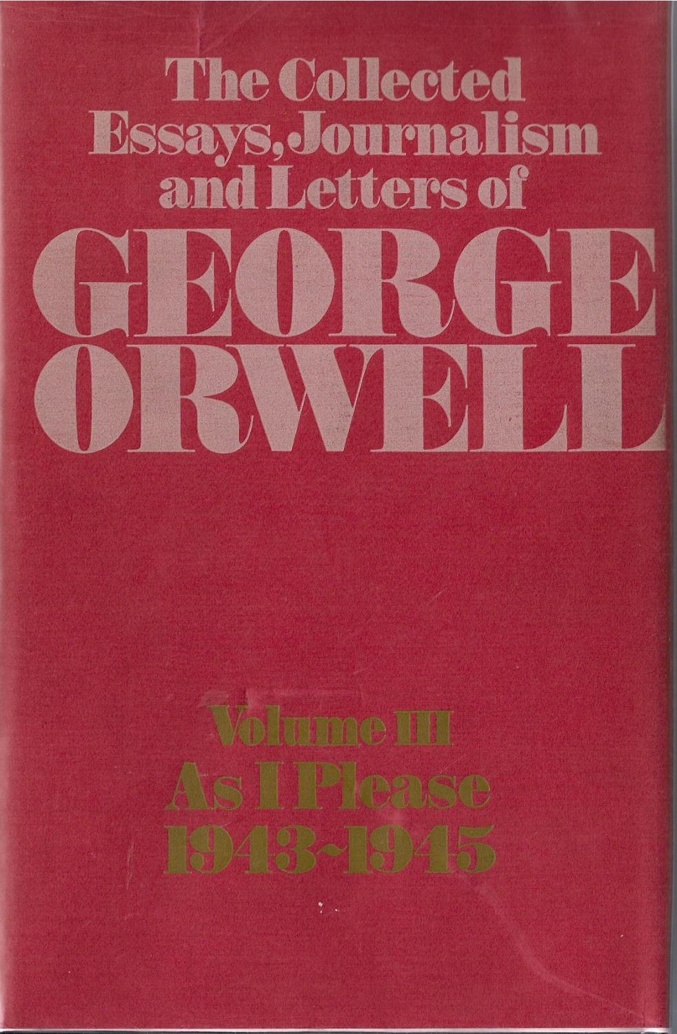 Essay about george orwell writing style