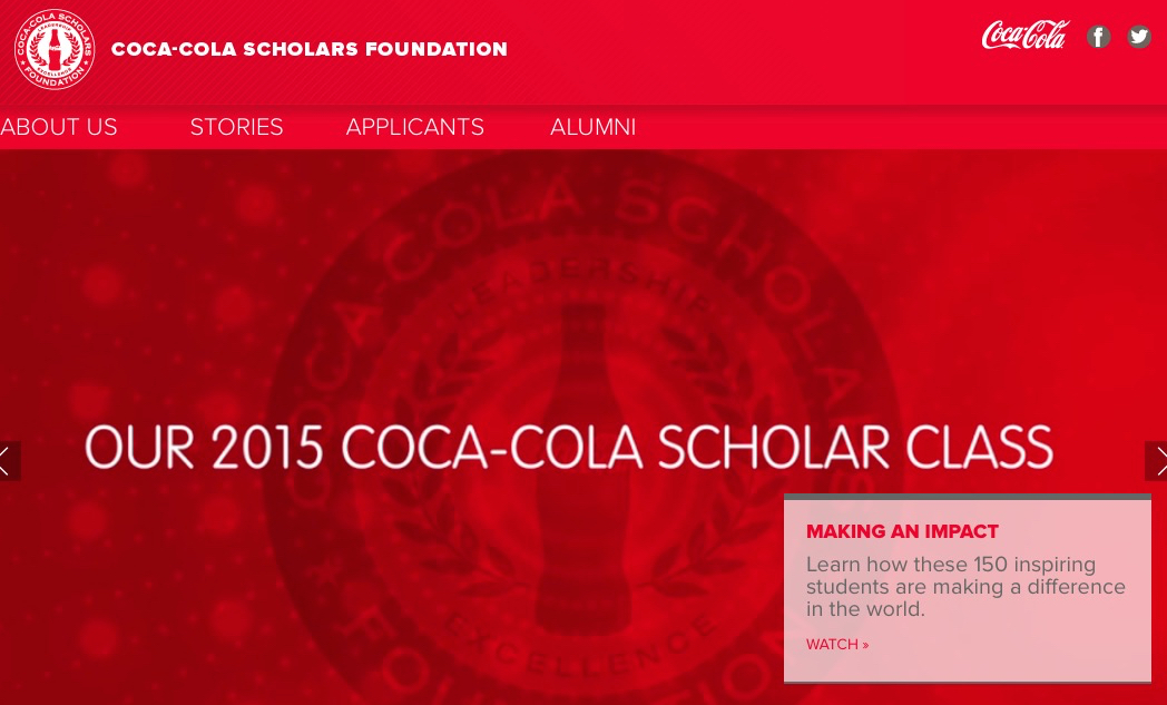 Coca cola scholarship essay