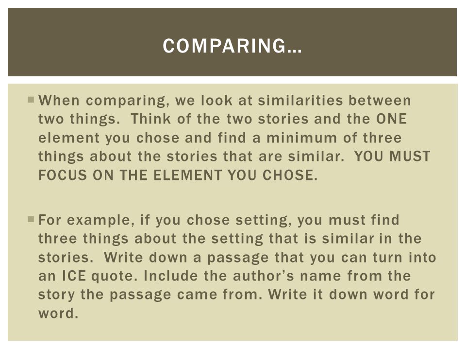 Compare and Contrast Essays - Free Samples & Examples