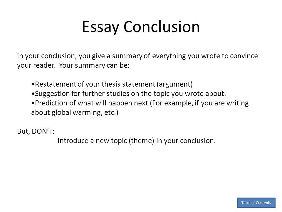 Conclusion of global warming essay
