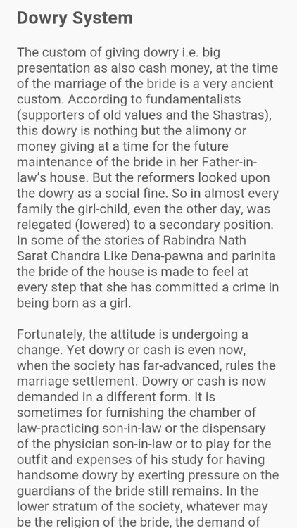 Essay on dowry
