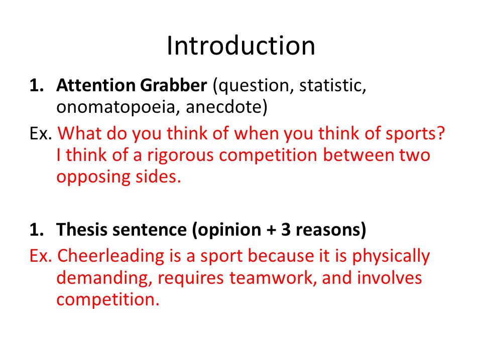 Attention grabbers for persuasive essays