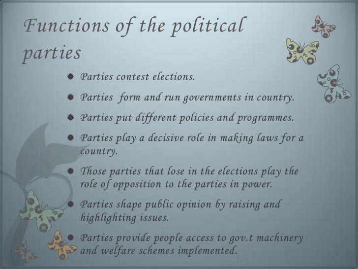 Free Political Parties Essays and Papers | Help Me