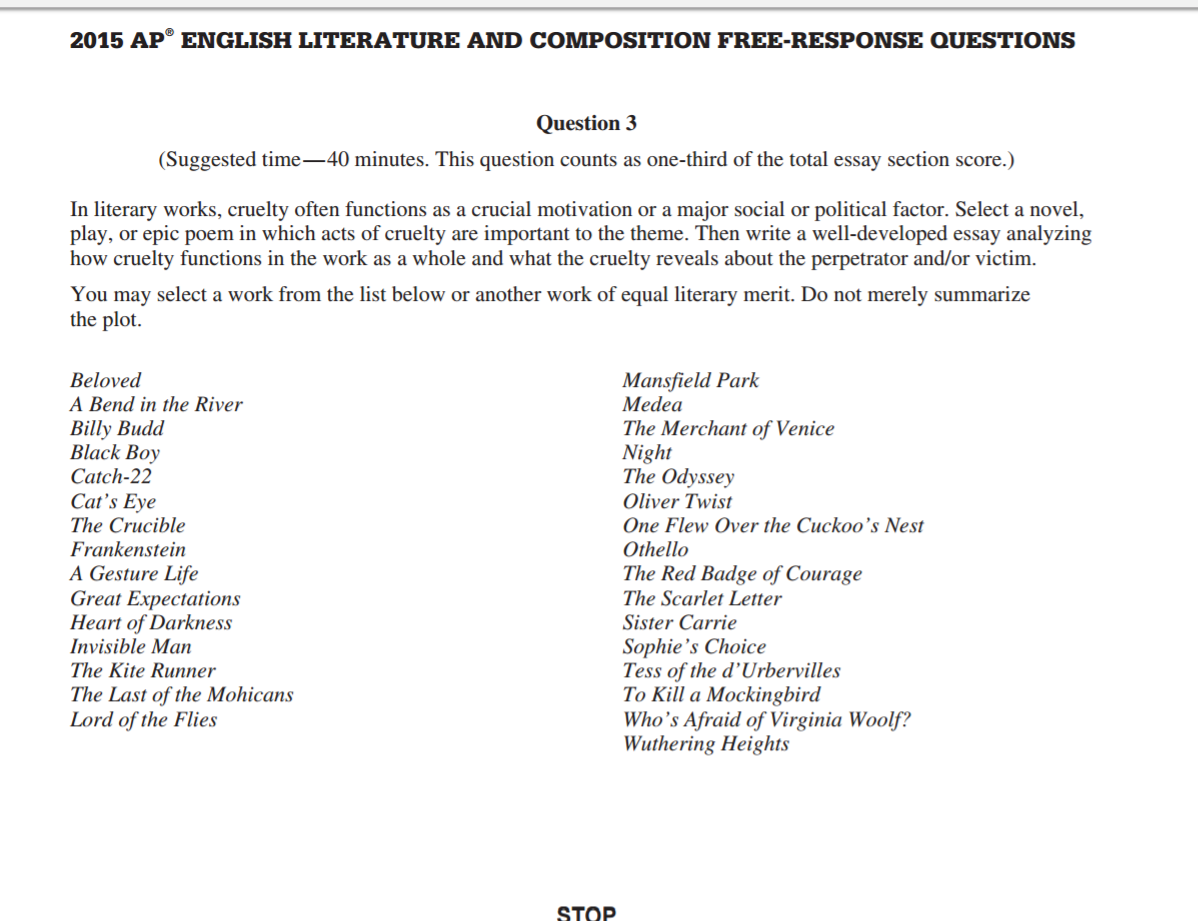 What is a response to literature essay