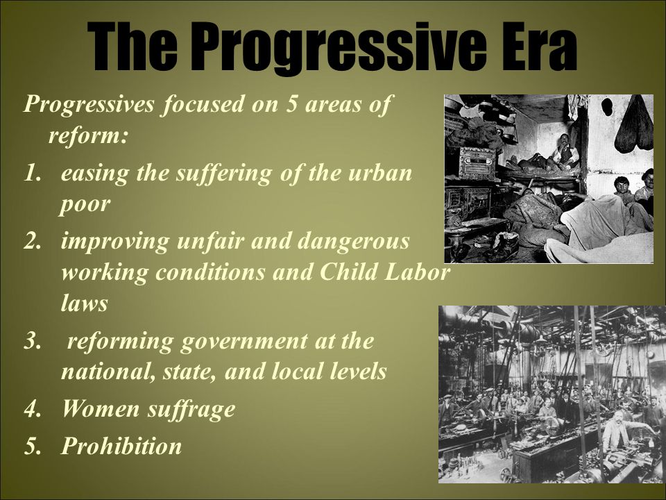 Essay on the progressive era