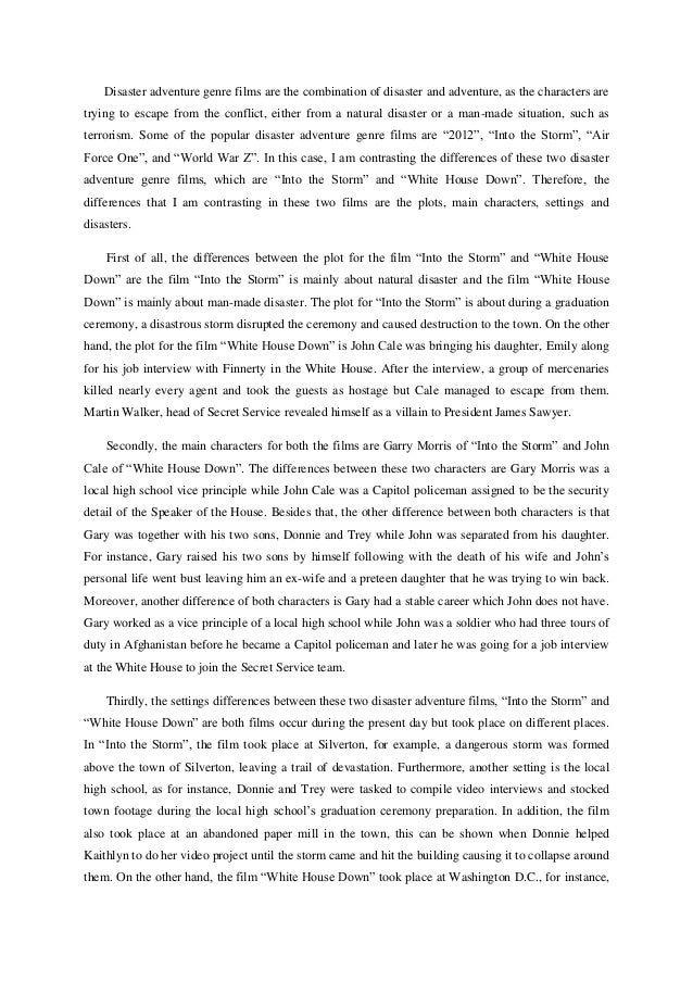 Essay on Natural disasters - words and words Essay