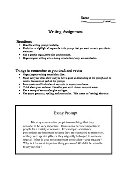 Descriptive essay - AssigmentsLab