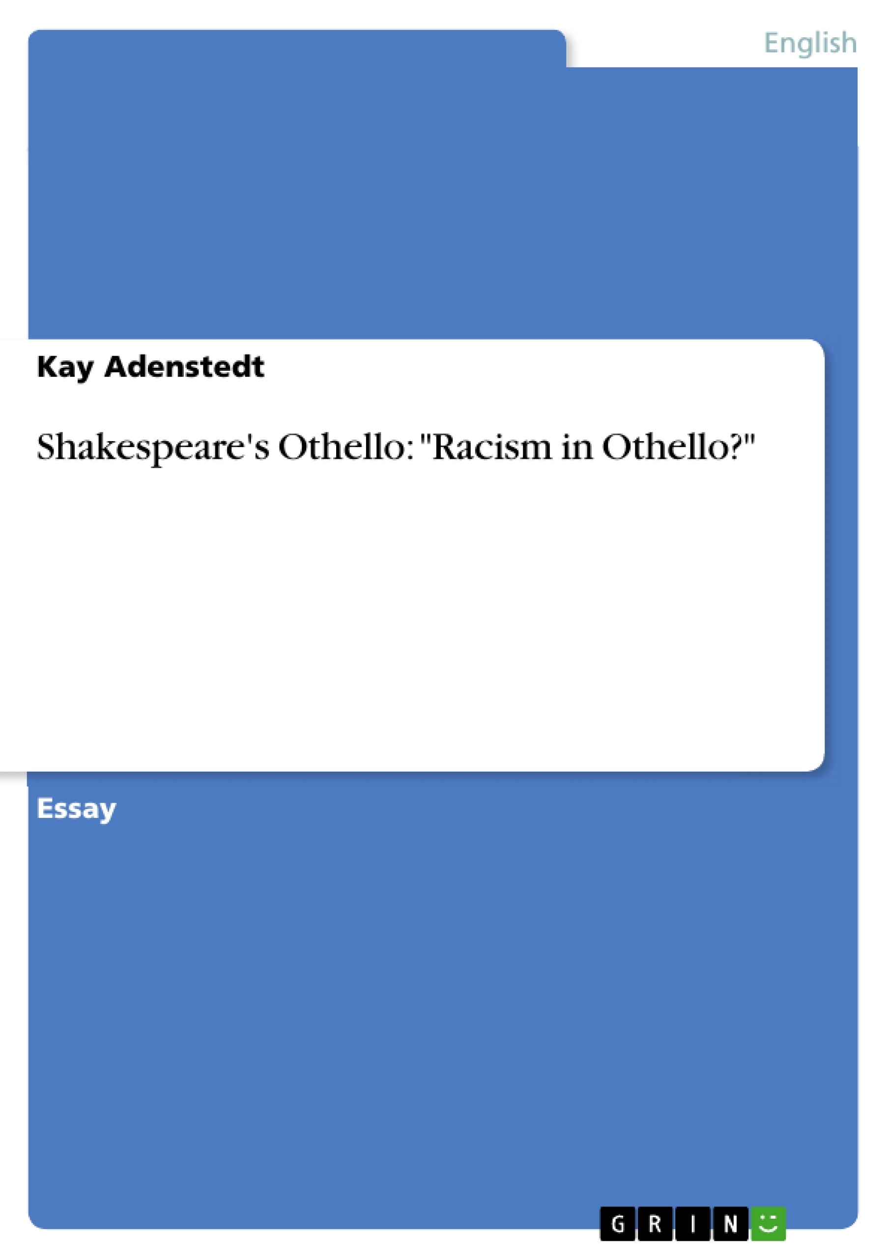 Othello Essay Examples (Prompts and Questions) l Free Analytical Essays and Research Papers