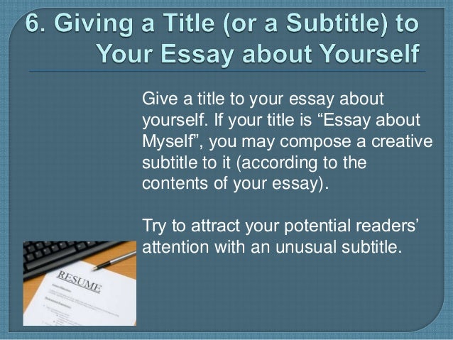 Creative title for essays