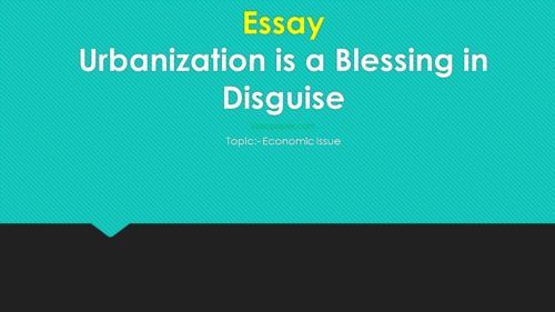 Blessing in disguise essay