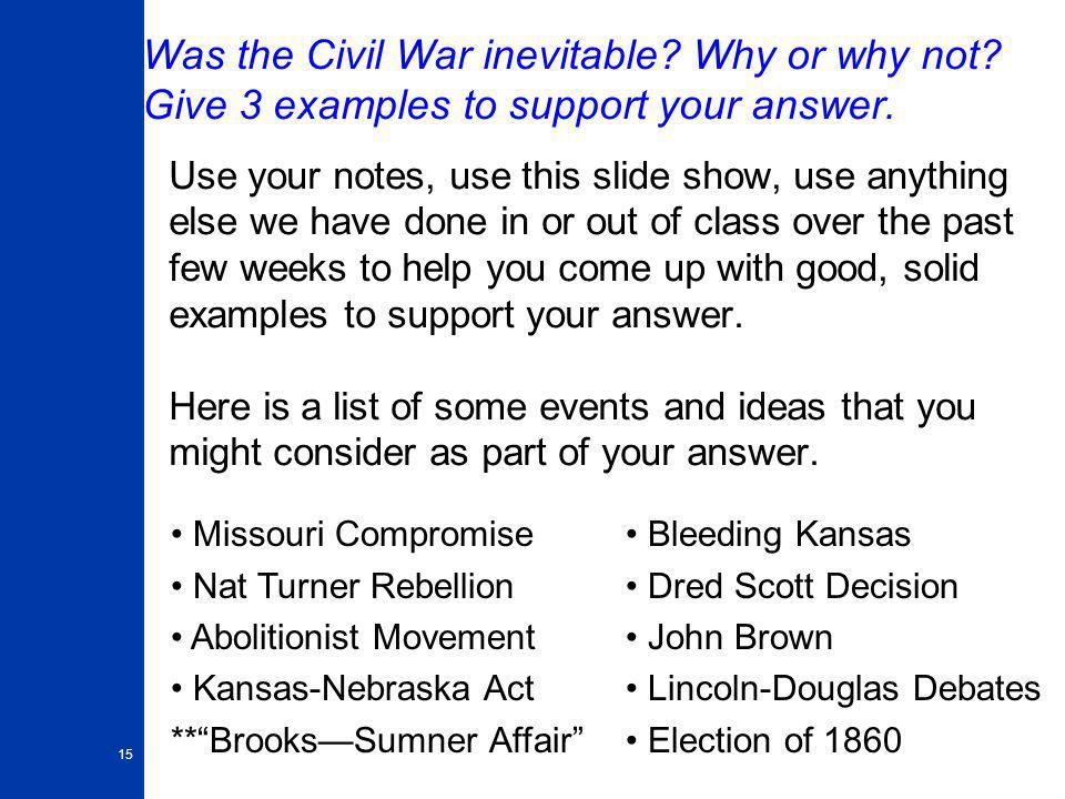 Civil War Essay Examples - Free Persuasive, Argumentative, DBQ Essays and Research Papers